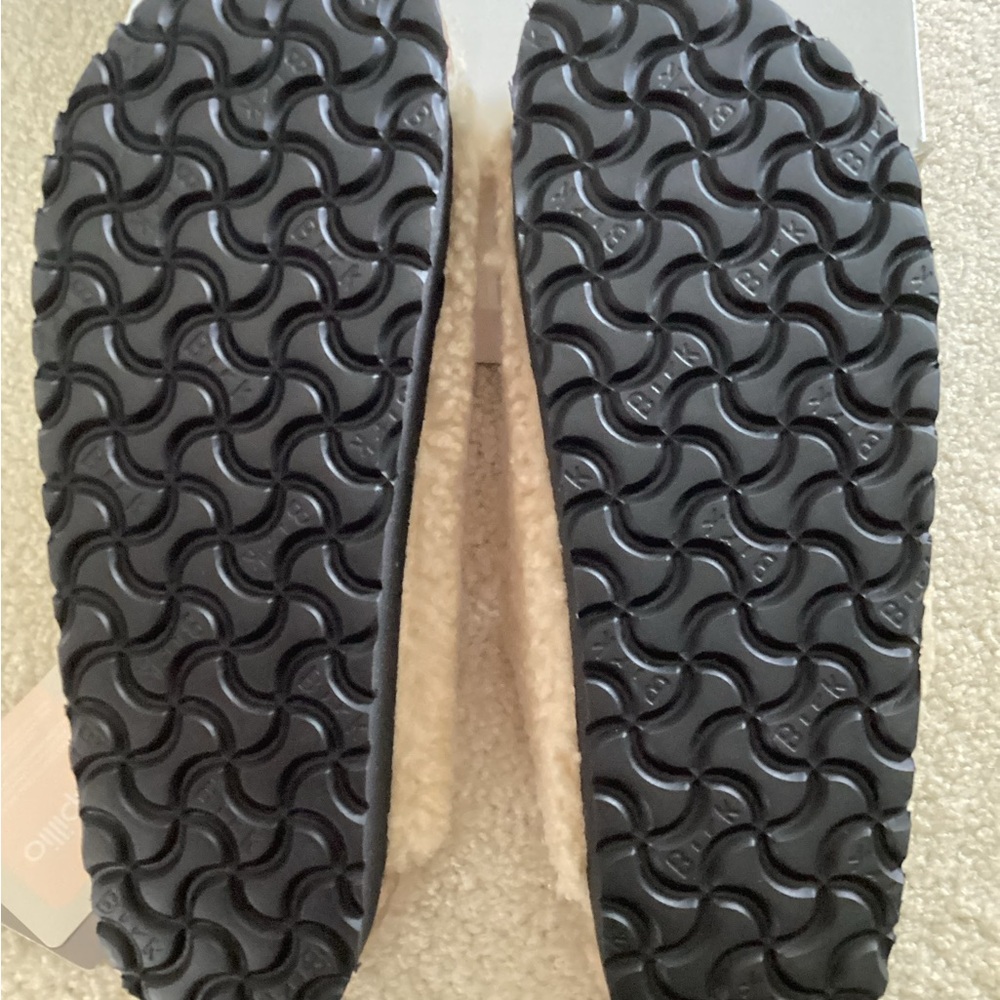 Papillio Cream and Black Slippers with Adjustable Straps(FINALPRICEDROP) - Picture 4 of 7